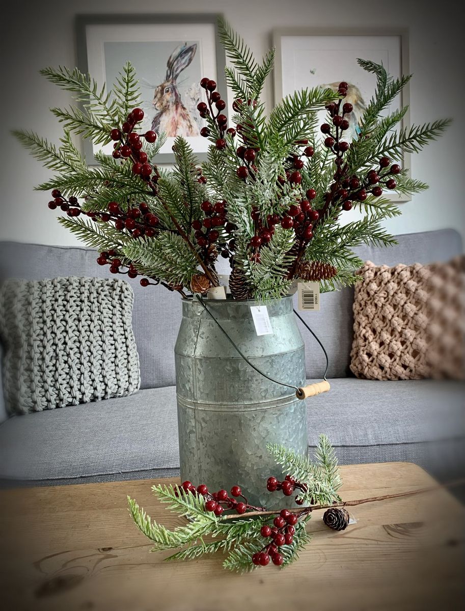 Christmas Pine, Berry & Cone Spray Christmas Pine, Berry & Cone Spray
