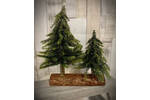 Gold Glitter Double Fir Trees