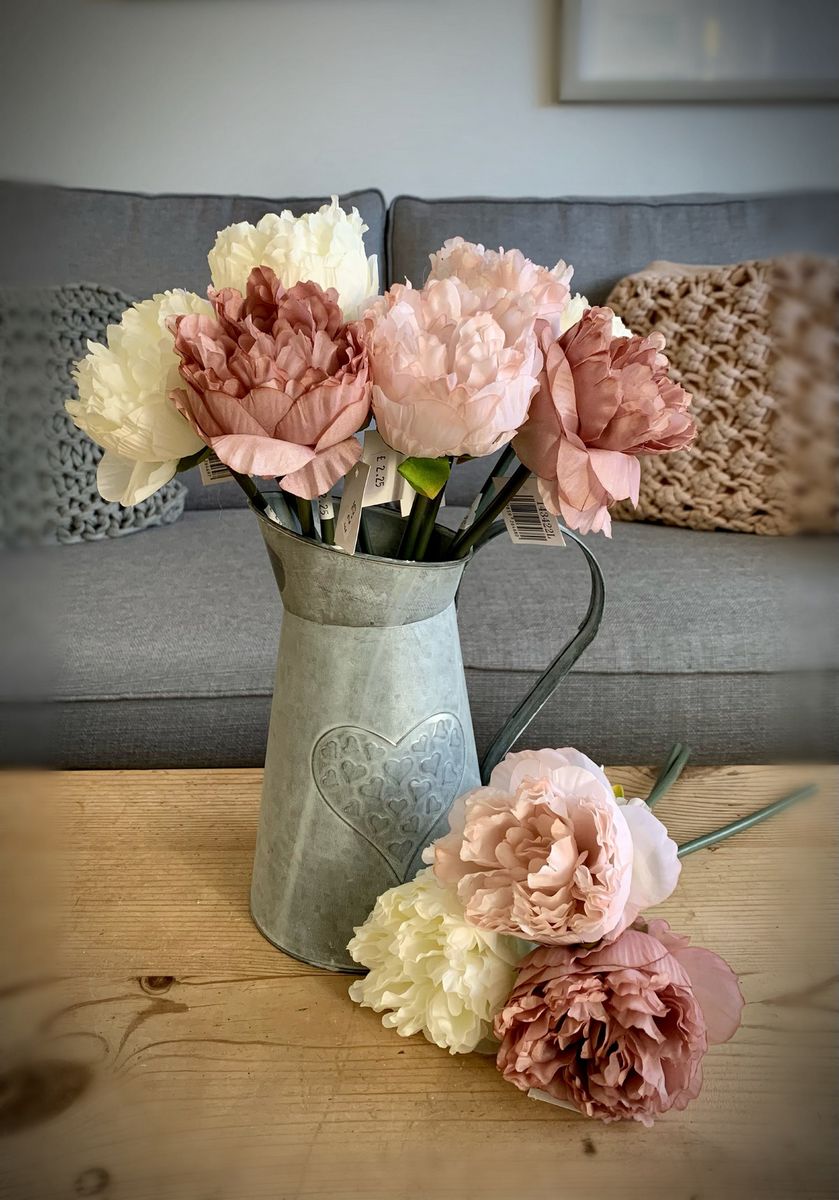Short Stem Silk Peony Stem Short Stem Silk Peony Stem
