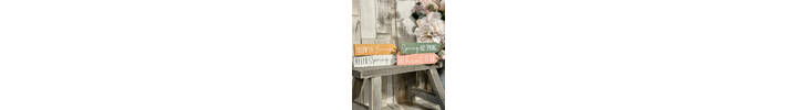 Spring Wooden Tags