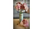 Thin Stem Silk Hydrangea Pinks