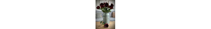 Mulberry Vintage Rose Stem