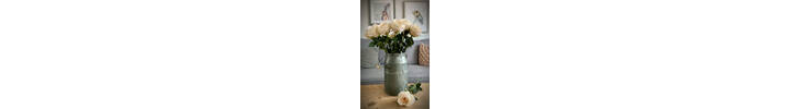 Oyster Vintage Rose Stem