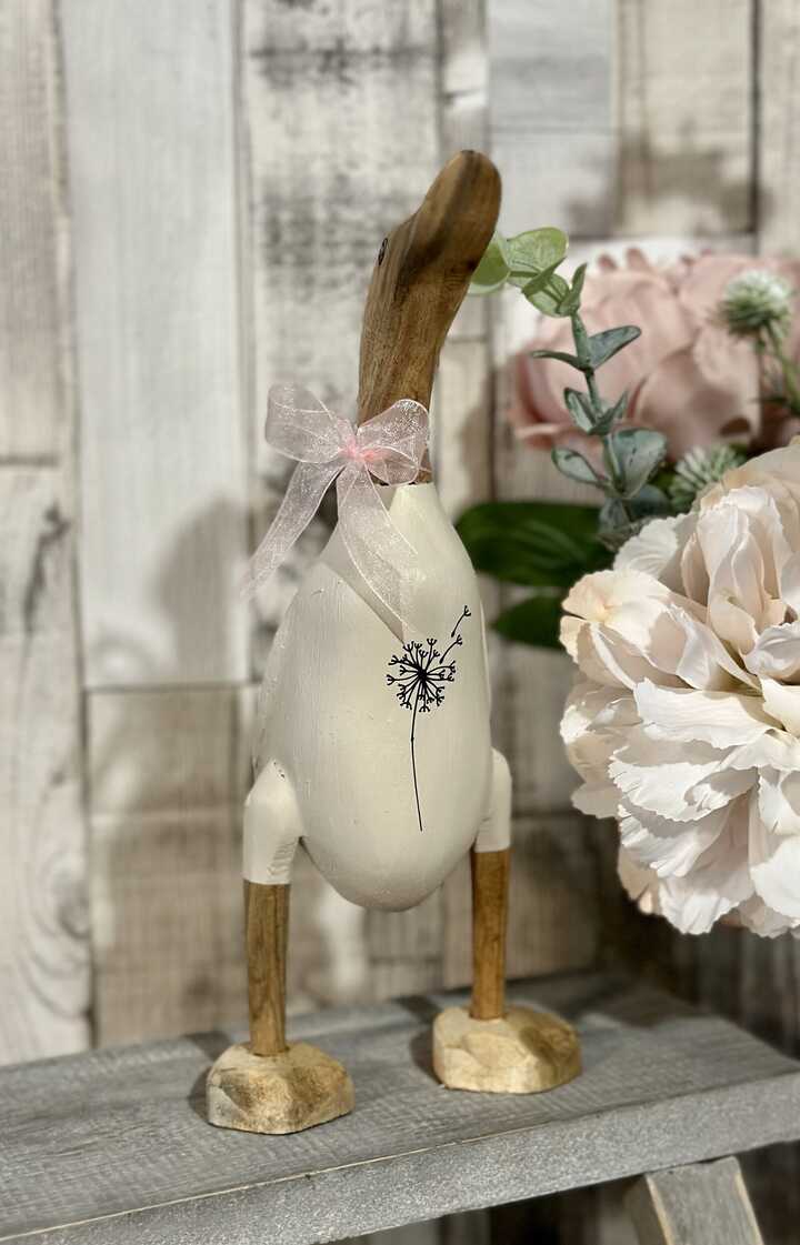 Dandelion Wooden Duck 