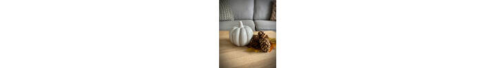 Grey Ceramic Pumpkin Small