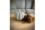 Grey Ceramic Pumpkin Small
