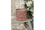 Dusky Pink Cosmos Stoneware Plant Pot