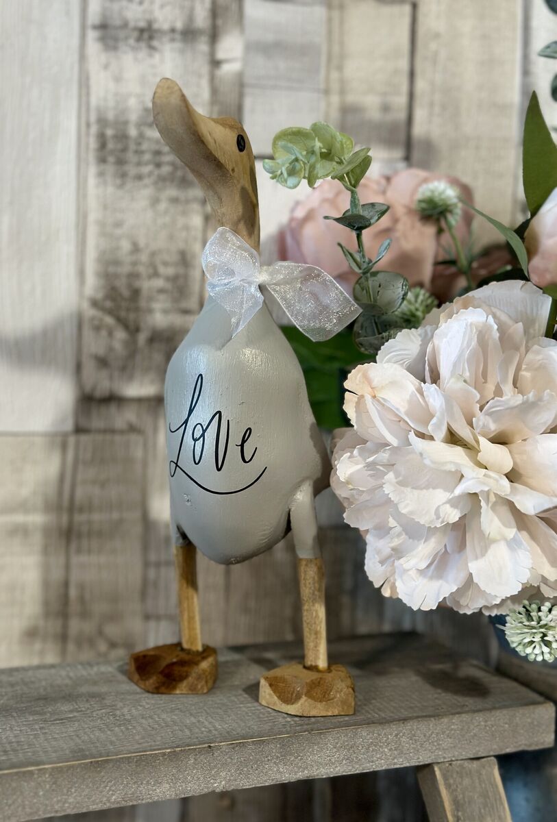 Wooden Love Duck Wooden Love Duck