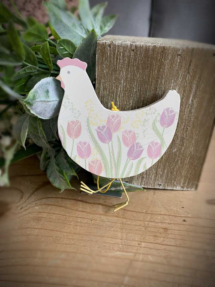 Tulip Hanging Easter Chicken