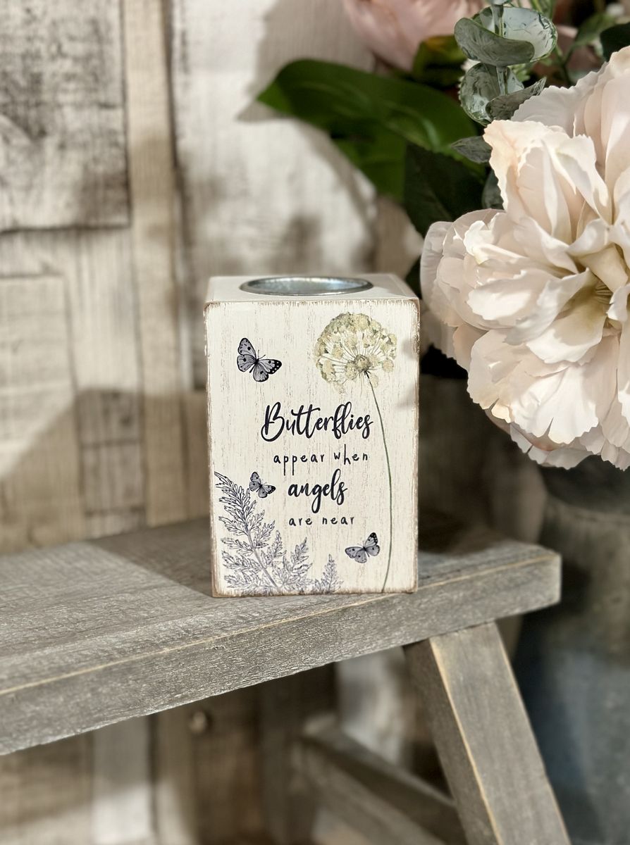 Butterflies Appear Tealight Holder Butterflies Appear Tealight Holder