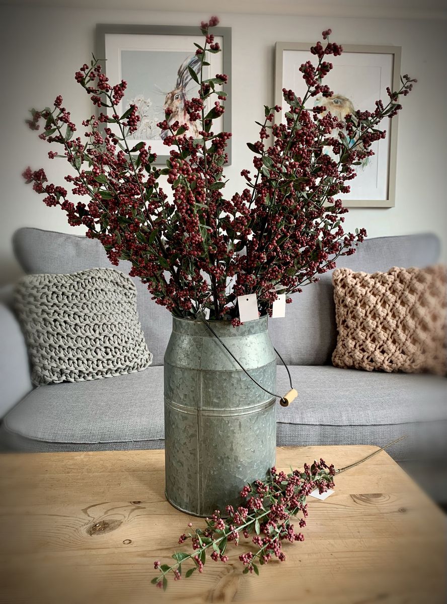 Burgundy Bubble Berry Stem 