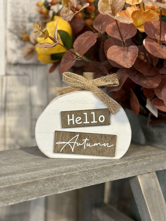 Hello Autumn Pumpkin