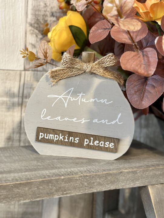 Autumn Leaves Pumpkin