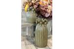 Green Porcelain Seed Head Vase