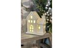 Ceramic LED Textured Roof Christmas House