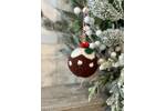 Hanging Felted Wool Christmas Pudding