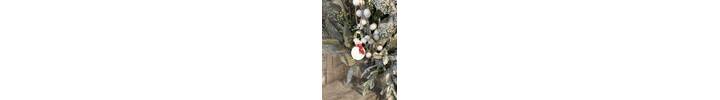 Snowman &amp; Mistletoe Hanging Decoration