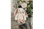 Small Blossom Cream 'Berry' Bunny