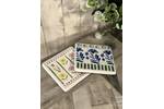 Country Flowers/Pastel Meadow Porcelain Coaster