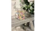 Pastel Flower Glass Mini Tealight Holder