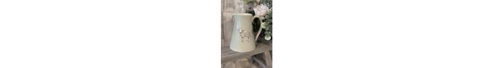 Flower Crown Sheep Stoneware Jug