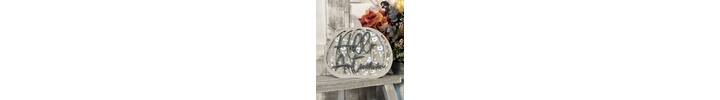 Ditsy Floral Pumpkin Plaque