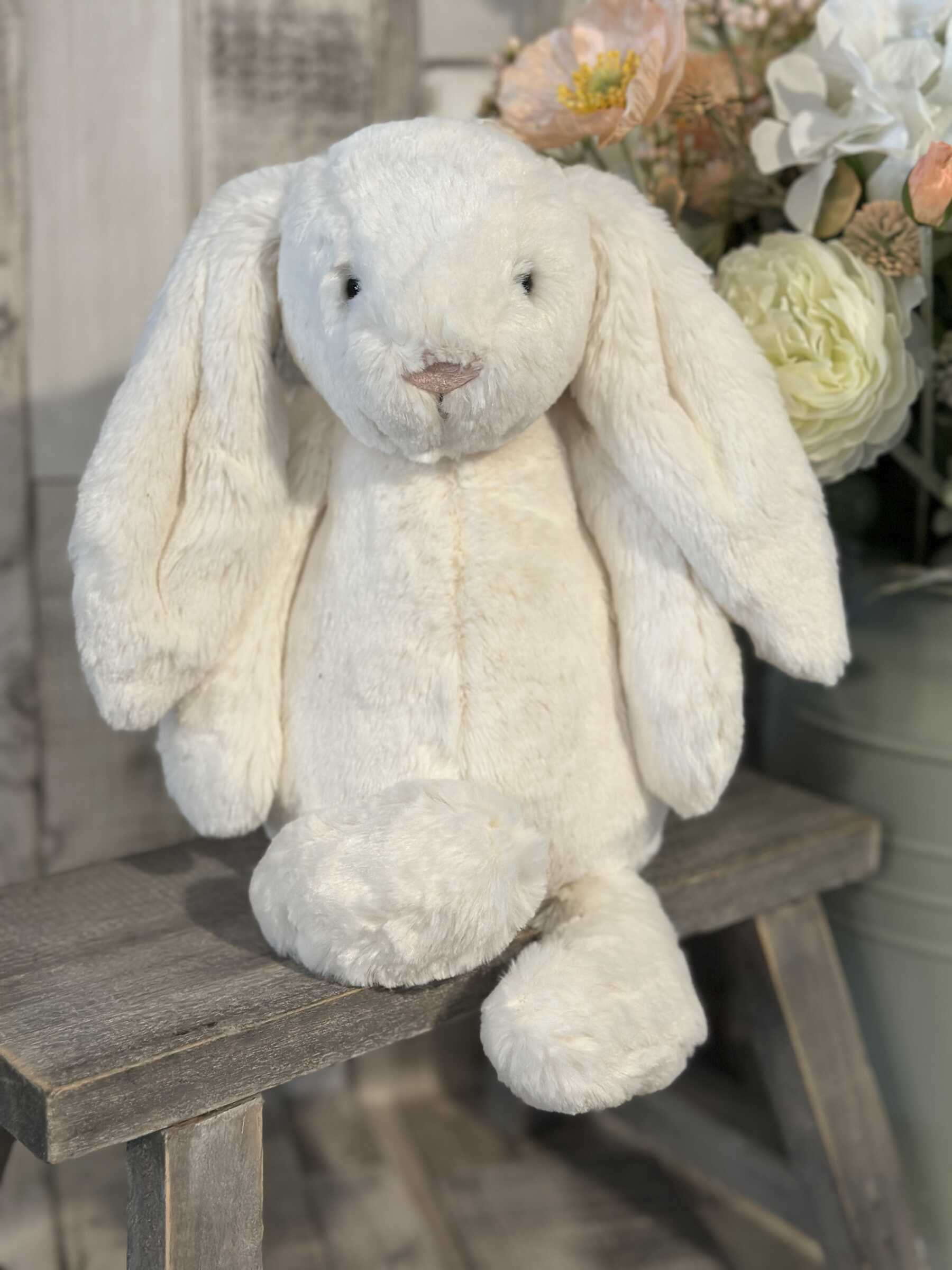 Medium Bashful Cream Bunny