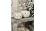 White Cut Out Star Tealight Holder