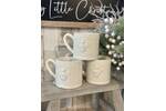 Ceramic Embossed Christmas Angel Mug