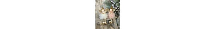 Pink/White Tutu Sitting Christmas Fairy