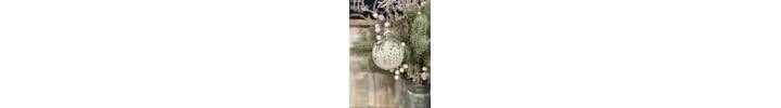 Clear Glass &amp; Winter Village Soap Bubble Bauble 