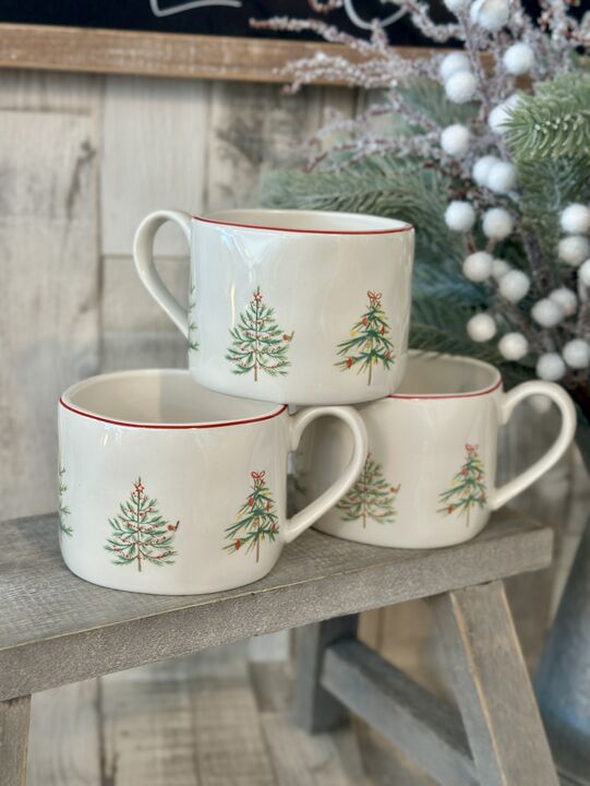 Scandi Trees Stoneware Mug