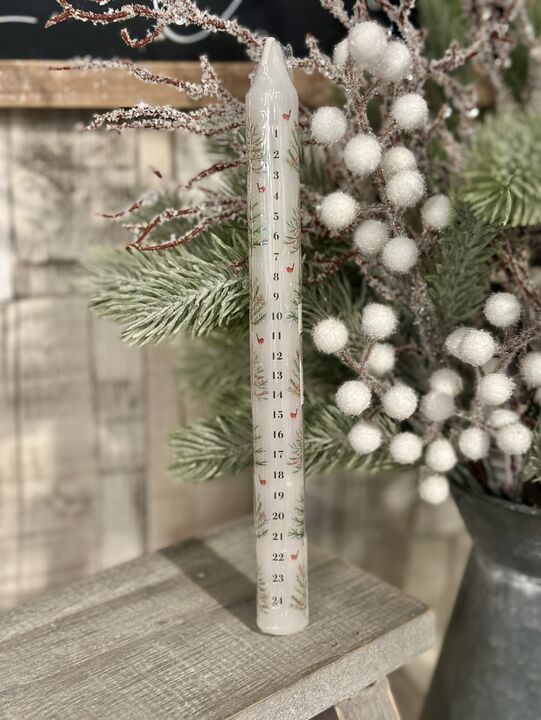 Scandi Trees Advent Candle