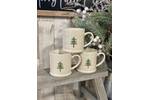 Green Fir Tree Stoneware Mini Mug