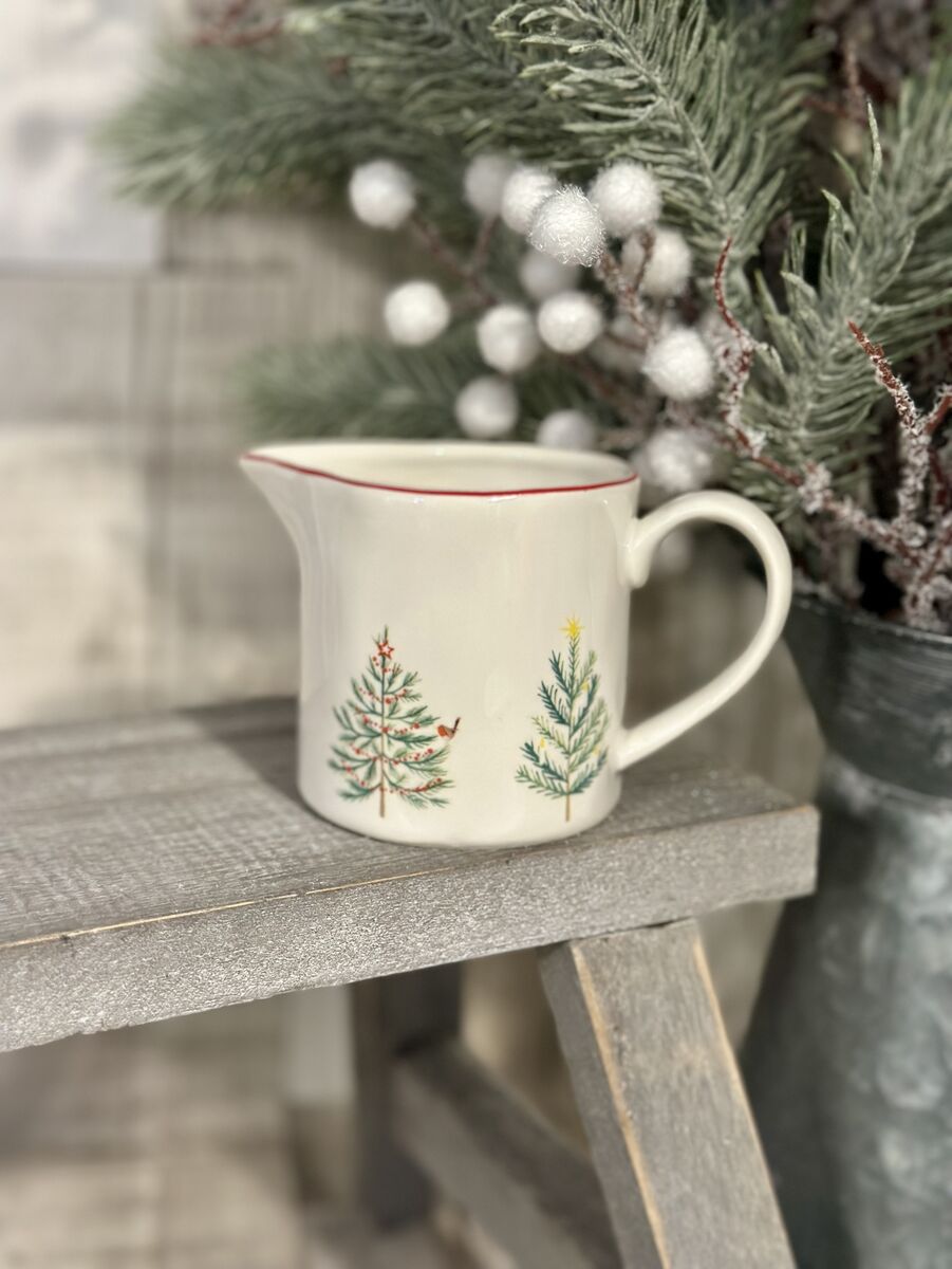 Scandi Trees Stoneware Jug