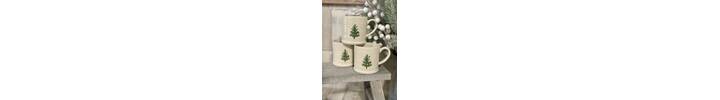 Christmas Tree Stoneware Mini Mug