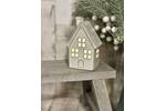 Small Rustic Glaze LED House