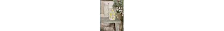 Rustic Glaze Heart House T-Light Holder