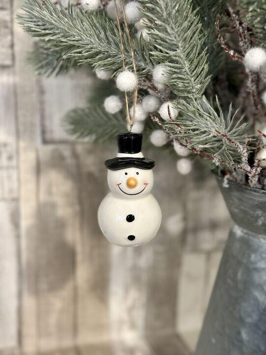 Ceramic Snowman Hanger