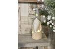 Large LED Beige Ceramic Gonk