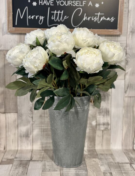 Cream Millicent Peony Stem