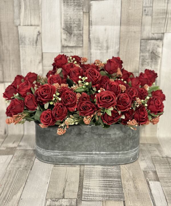 Deep Red Amelia Rose Bunch