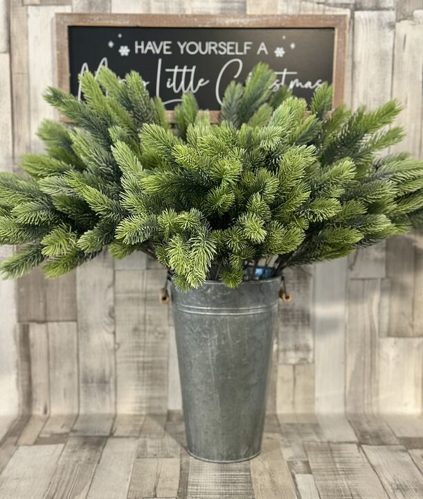 Light Green Christmas Spruce Branch