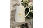 Embossed Daisy Jug