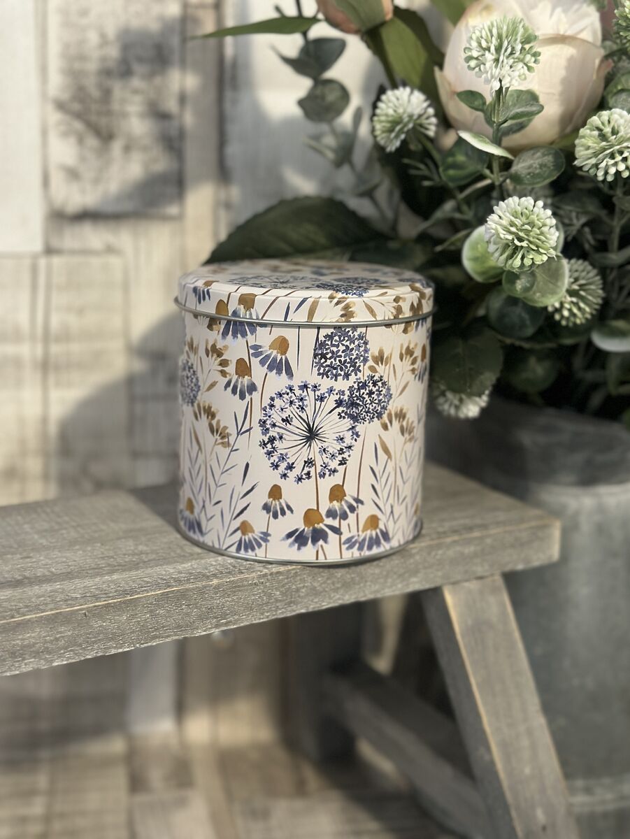 Blue Meadow Chocolate Tin