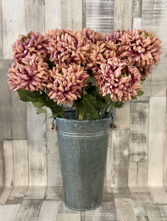 Rouge Pom Pom Flower Stem