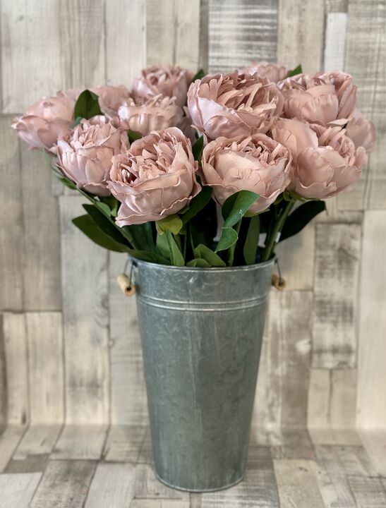 Dusty Pink Closed Ball Peony