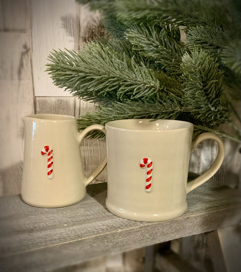 Gisela Graham Candy Cane Mini Jug And Mug Shop So Sophie