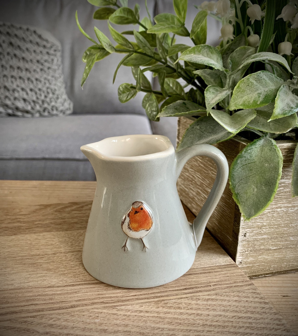 Mini Stoneware Robin Jug Shop So Sophie