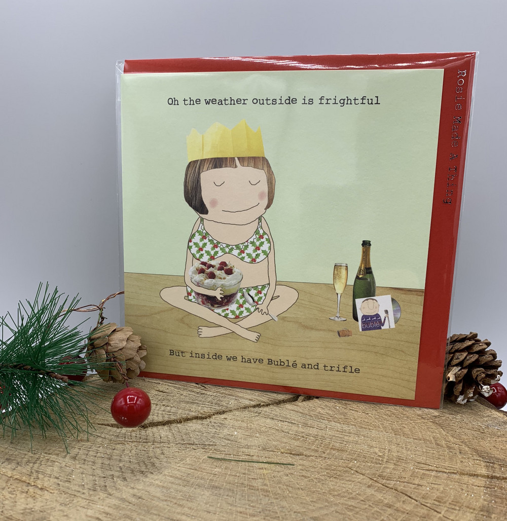 Oh The weather Outside Is FrightFul Christmas Card Shop So Sophie